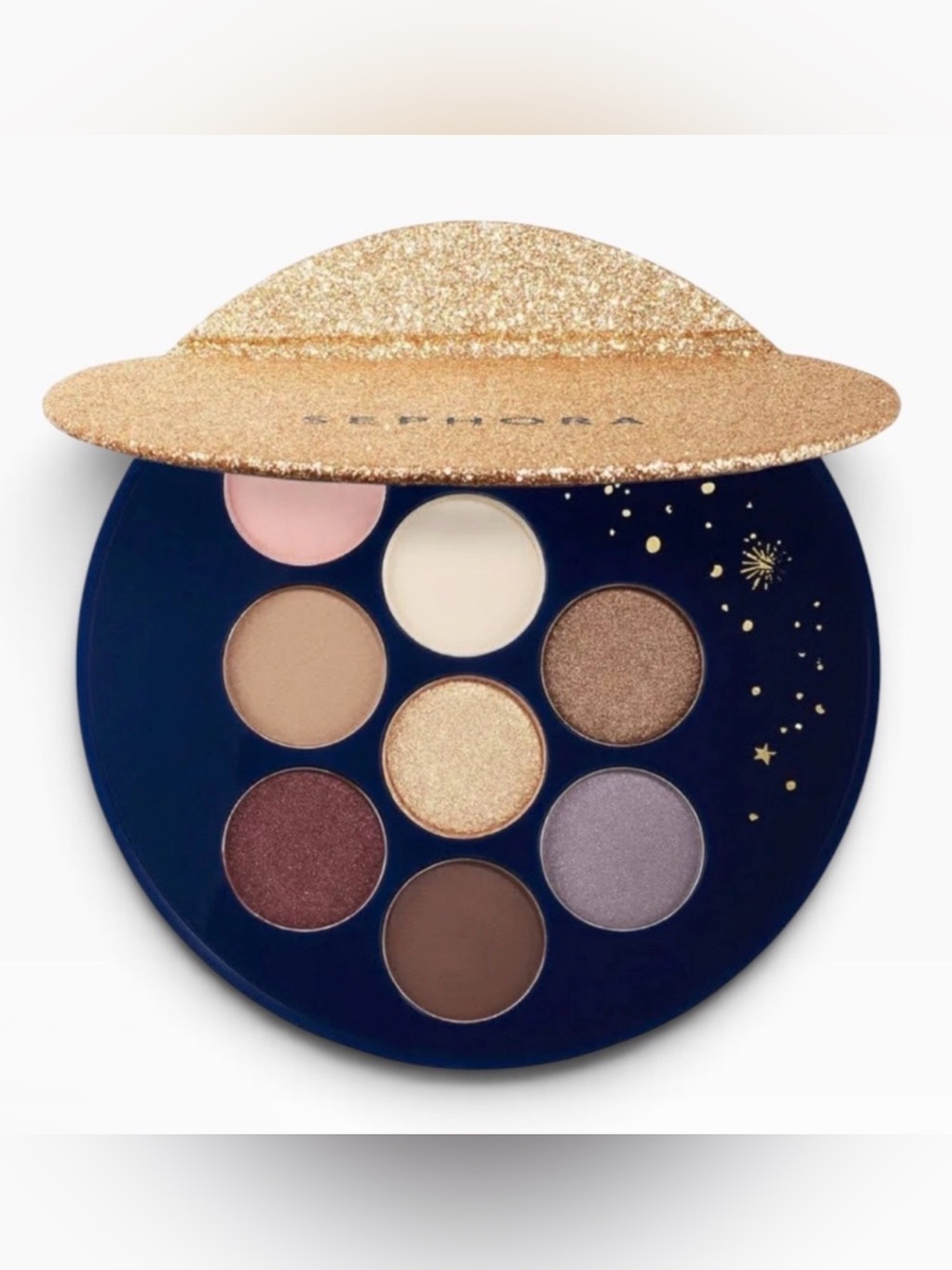 Sephora Eyeshadow Palette in Navy, Gold, Brown and Lavender